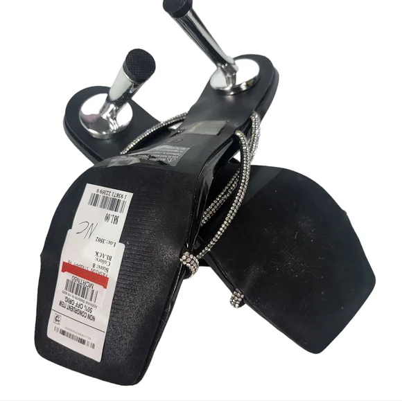 Olivia Miller Margot Strappy Heel Sandals Black 8 - Picture 4 of 4